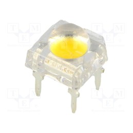 1 pcs x OPTOSUPPLY - OSM5G4Z2C1P - LED Super Flux, 7.62x7.62mm, white warm, 23÷25lm, 120°, 20mA