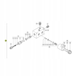Claas baler hydraulic valve 055431 0 original