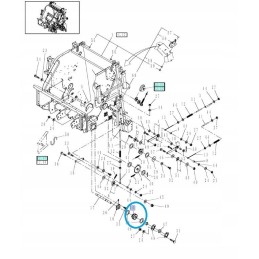 Press gear New Holland Br 87664056 cnh