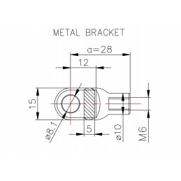 Caterpillar gas cylinder 785mm 800n
