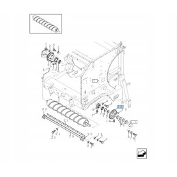 New Holland press chain wheel, large 84024177 cn