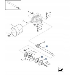 Press gear New Holland Br 17z 27z 84062679