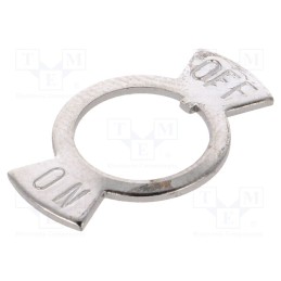 1 pcs x BULGIN - F00232PAAA - Accessories: description label, 3900 series