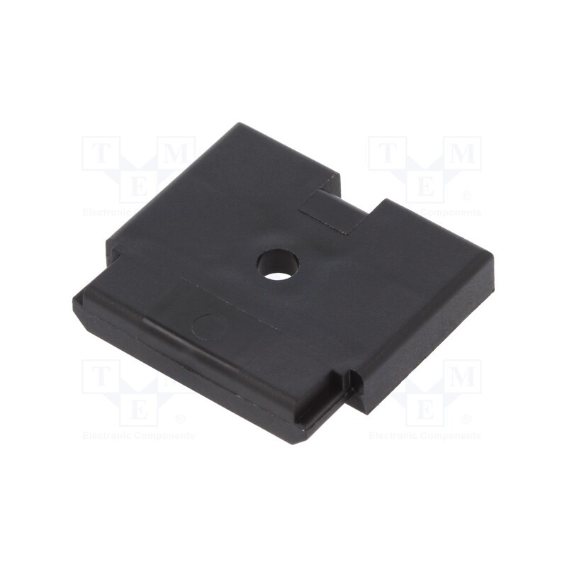 5 pcs x MTA - 300352 - Holder, screw,push-in, Body: black, Mat: polypropylene, black