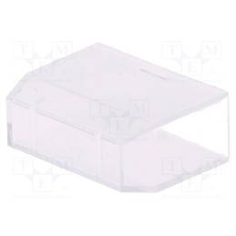 5 pcs x MTA - 300359 - Cover, push-in, Body: transparent, Mat: polypropylene, colourless