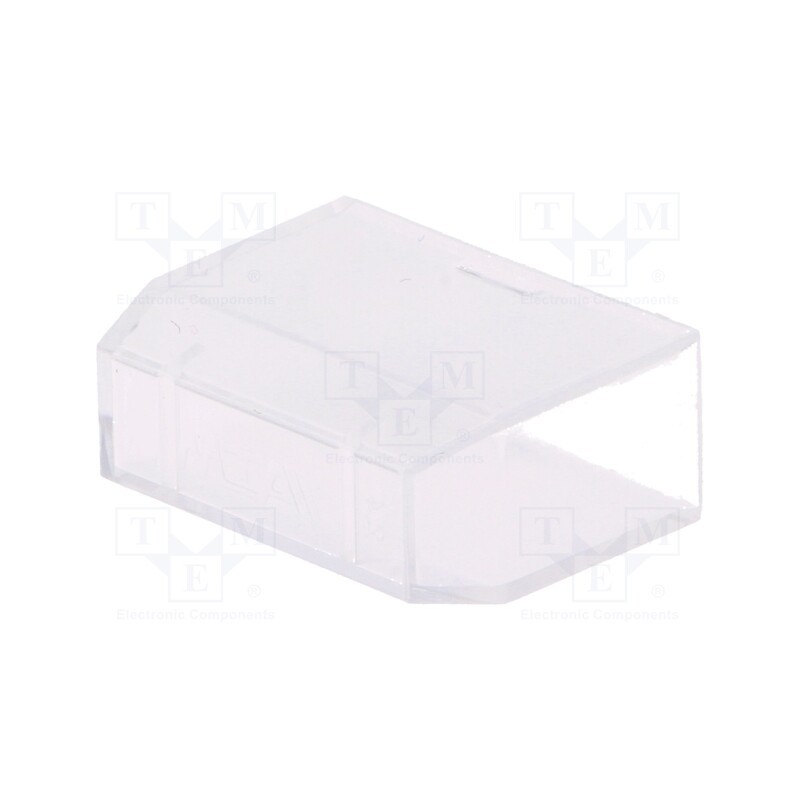 5 pcs x MTA - 300359 - Cover, push-in, Body: transparent, Mat: polypropylene, colourless