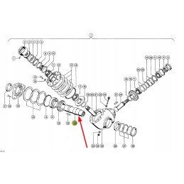 817675 0 metal shaft of the angle gear