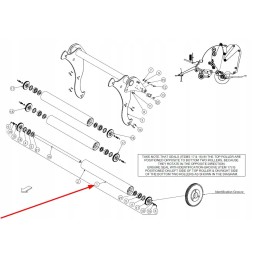 Ach02016 tension arm roller