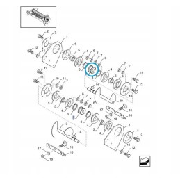 Press chain sprocket new holland br 84024256 cnh