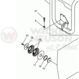 Original clutch spring wacker dpu 5000048374