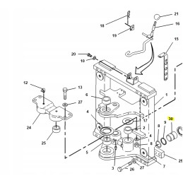 Shift piston cat 428 bcde 9r5387