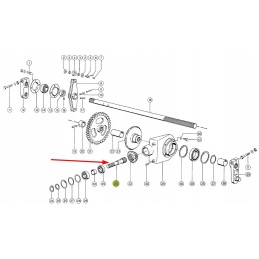 816269 3 shafts of the angle gear
