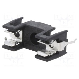 5 pcs x LITTELFUSE - 05200101Z - Fuse holder, cylindrical fuses, THT, 5x20mm, -40÷85°C, 10A, black