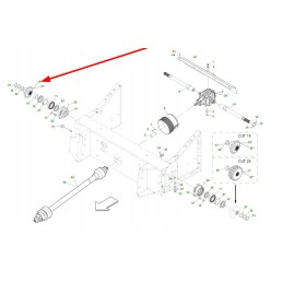B034p0183r gear wheel 15 teeth