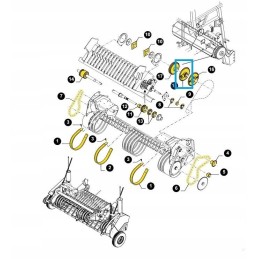 Press chain sprocket new holland br 29z 84244813