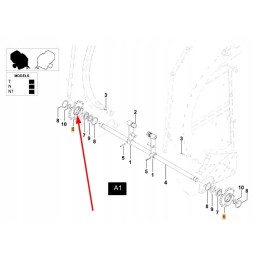 Kb3408599 gear wheel