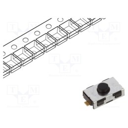 5 pcs x C&K - KSR233G LFG - Microswitch TACT, SPST-NO, Pos: 2, 0.01A/32VDC, SMT, none, 3N, 2.5mm