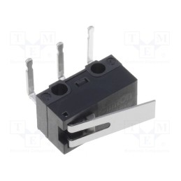 1 pcs x OMRON OCB - D2F-01L-A - Microswitch SNAP ACTION, 3A/125VAC, 0.1A/30VDC, with lever, SPDT