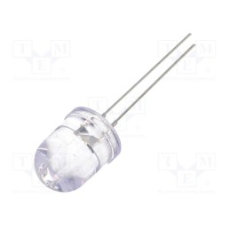 1 pcs x OPTOSUPPLY - OSW5DKA131A-CRLED14 - CRLED, 10mm, white cold, 12000mcd, 30°, Front: convex, 5.5÷20V