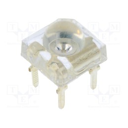 1 pcs x OPTOSUPPLY - OSB56LZ281P - LED Super Flux, oval, 7.62x7.62mm, blue, 2180÷3000mcd, 80°, 80mA