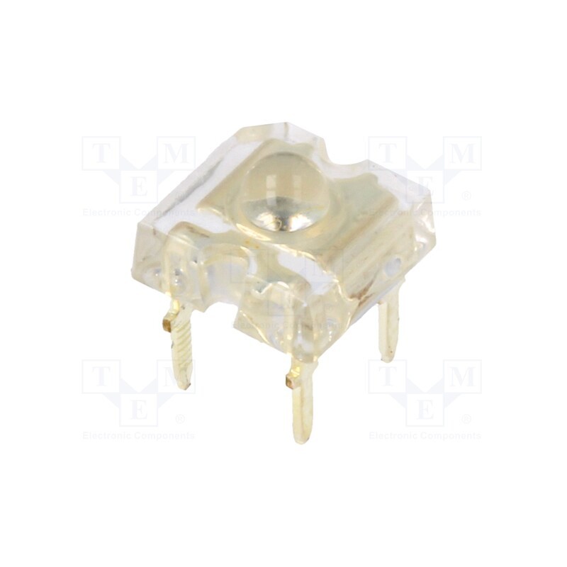 1 pcs x OPTOSUPPLY - OSG59LZ141P - LED Super Flux, 7.62x7.62mm, green, 22000÷25000mcd, 40°, 70mA