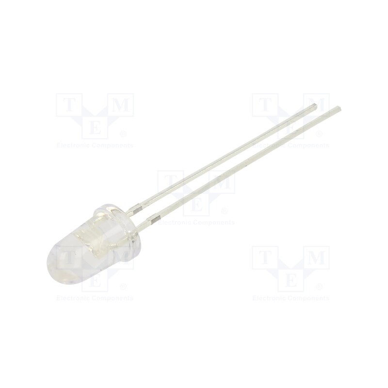 1 pcs x OPTOSUPPLY - OSV4DL5201A - LED, UV, 8°, 20mA, P: 114mW, 390÷400nm, 3÷3.8VDC, THT