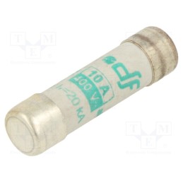 5 pcs x DF ELECTRIC - 411210 - Fuse: fuse, aM, 10A, 400VAC, ceramic,cylindrical,industrial