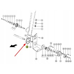 822106 0 pick-up drive chain sprocket