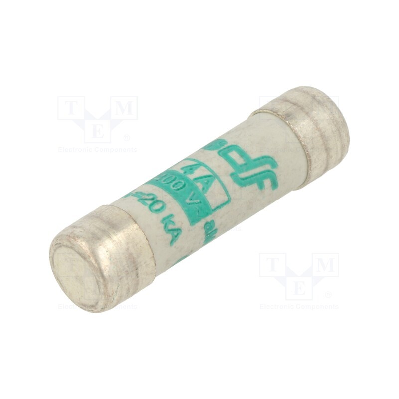 5 pcs x DF ELECTRIC - 411204 - Fuse: fuse, aM, 4A, 400VAC, ceramic,cylindrical,industrial, 8x31mm
