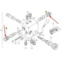 845489 0 hydraulic block valve
