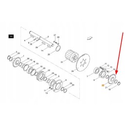 Kb3902910 gear wheel