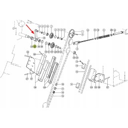 817633 0 gear mounting arm