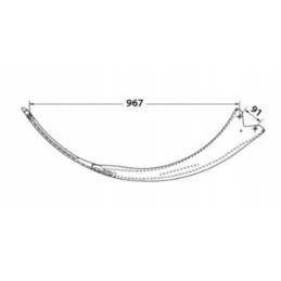 Claas Quadrant press metal needle 817363 855483