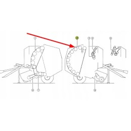 821122 1 roller chain 16b 1 x 234