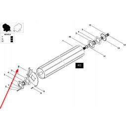 Kb3908a47 press roller plate