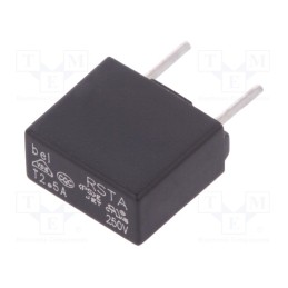 5 pcs x BEL FUSE - 0697A2500-01 - Fuse: fuse, time-lag, 2.5A, 250VAC, 63VDC, 8.4x4x7.8mm, RSTA, bag