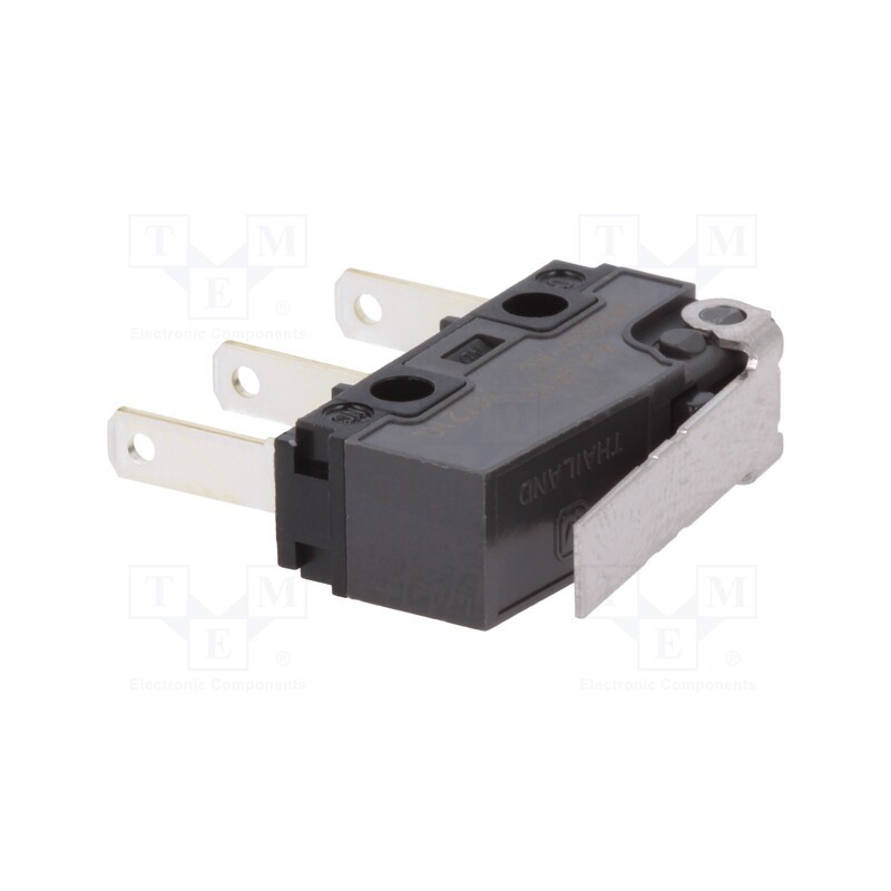 1 pcs x PANASONIC - AVL3815 - Microswitch SNAP ACTION, 5A/250VAC, 5A/30VDC, with lever, SPDT
