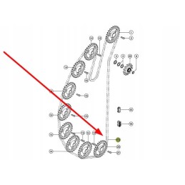 845196 0 roller chain 16b 1 x 212
