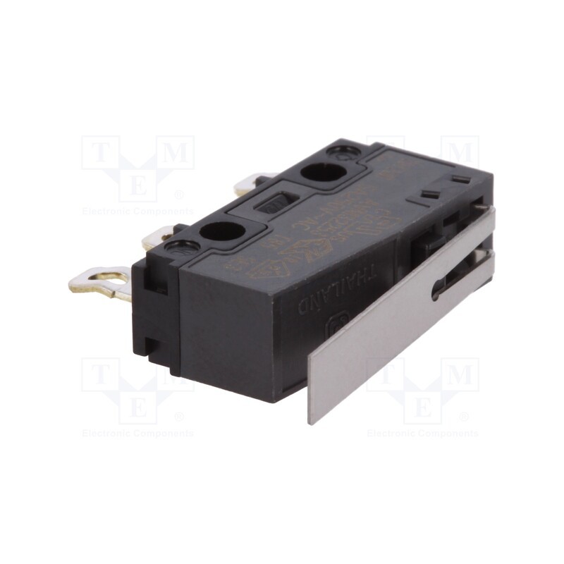1 pcs x PANASONIC - AVM32253 - Microswitch SNAP ACTION, 5A/250VAC, 5A/30VDC, with lever, SPDT
