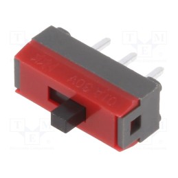 1 pcs x NKK SWITCHES - SS12SDP2 - Switch: slide, Pos: 2, SPDT, 0.1A/30VDC, ON-ON, vertical, -15÷60°C