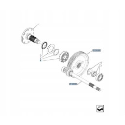 New Holland TD5 Case 84481249 CNH Bearing
