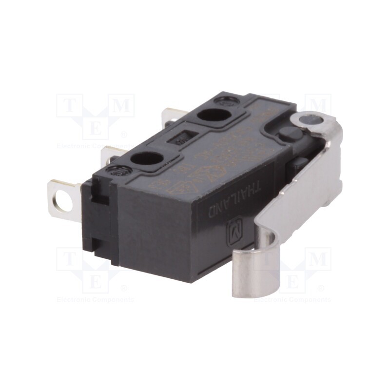 1 pcs x PANASONIC - AVL32453 - Microswitch SNAP ACTION, 5A/250VAC, 5A/30VDC, SPDT, ON-(ON), IP40