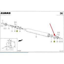 834002 0 kneading shaft bearing