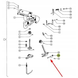000090 0 binding device lever