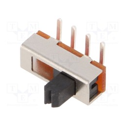 1 pcs x KNITTER-SWITCH - MFP 130-R - Switch: slide, Pos: 3, SP3T, 0.35A/30VDC, ON-ON-ON, PCB,THT, 20mΩ