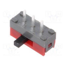 1 pcs x NKK SWITCHES - SS12SDH2 - Switch: slide, Pos: 2, SPDT, 0.1A/30VDC, ON-ON, THT, Leads: for PCB