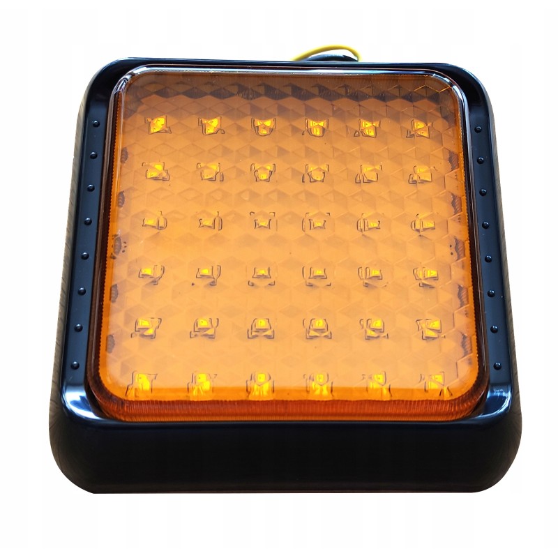 LED lamp flashing yellow rooster strobe