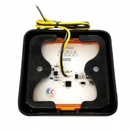 LED lamp flashing yellow rooster strobe