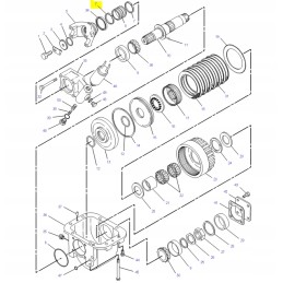 Clutch shaft seal cat428 bcde series