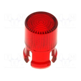 2 pcs x KEYSTONE - 8662 - LED lens, round, red, 5mm
